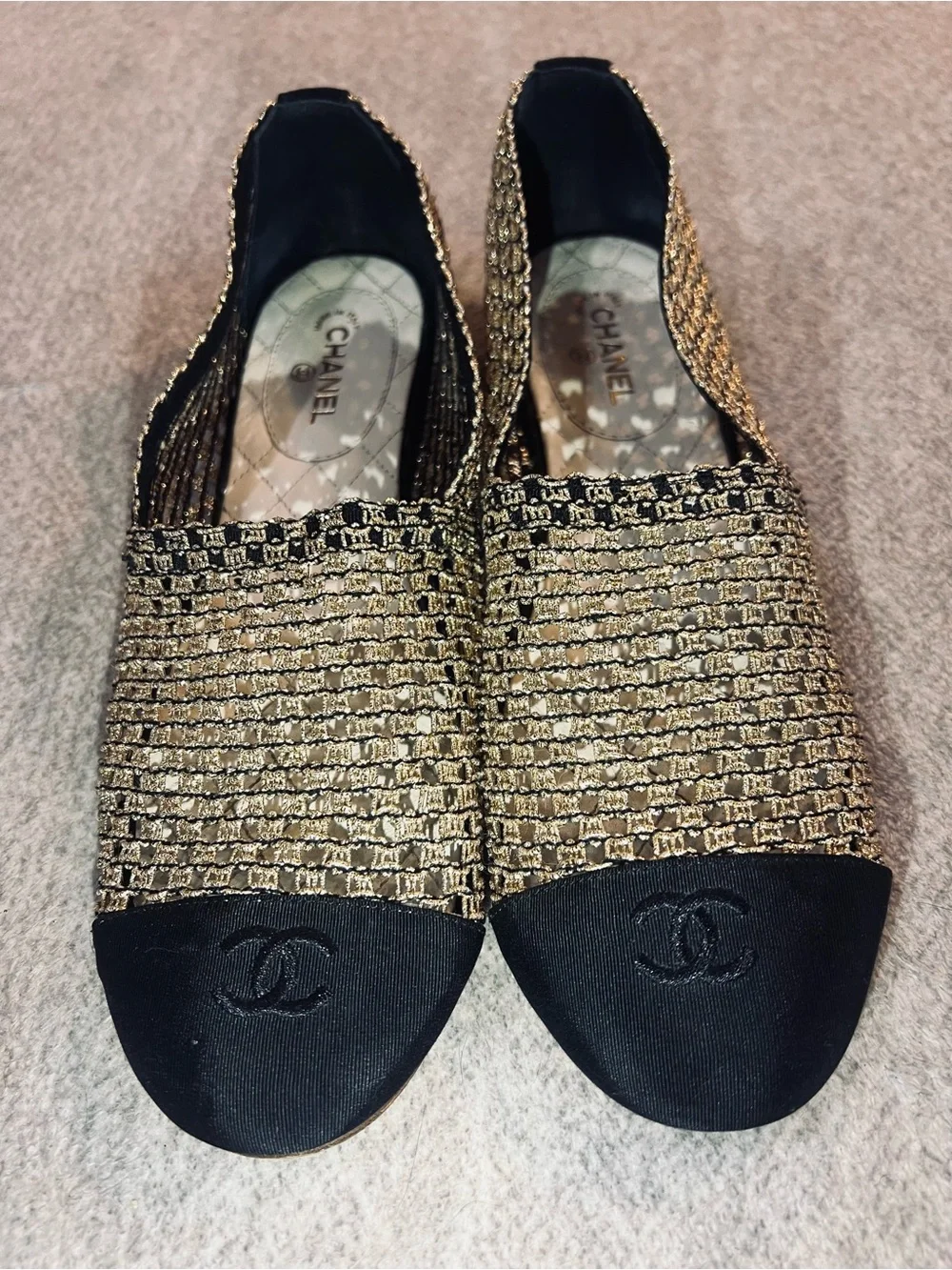 CHANEL authentic metallic